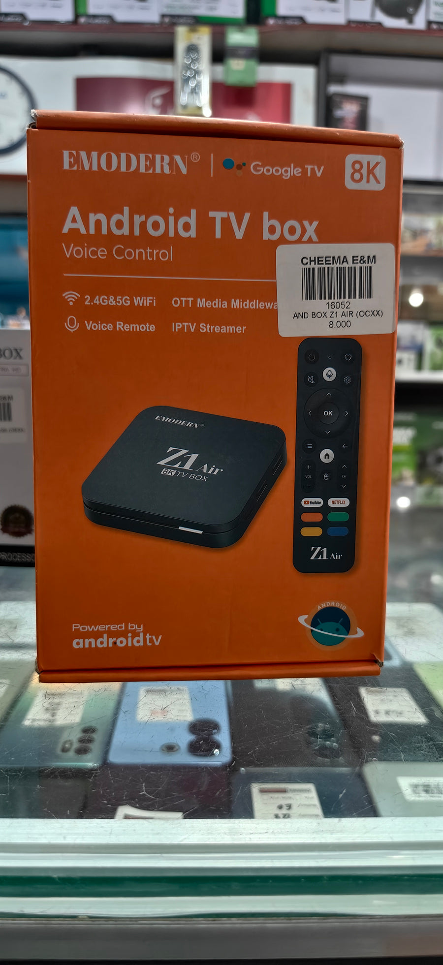 Android Box Emodern Voice Control